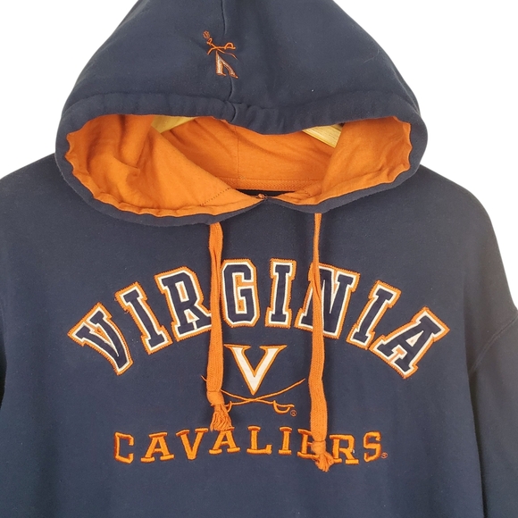 University of Virginia Cavaliers Blue and Orange Hoodie. XL. UVA. B0022 - Picture 2 of 12